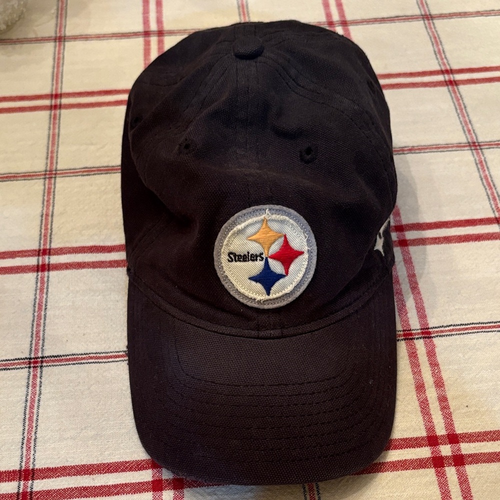 Women’s Black Steelers Baseball Cap